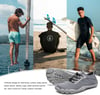 HIITAVE Men Barefoot Water Shoes Beach Aqua Socks Quick Dry for Outdoor Sport Hiking Swiming SurfingDark Gray