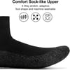 ALEADER Barefoot Sock Shoes for Men and Women  Lifting Shoes Zero Drop Minimalist Toe  MultiOccasion Ultra Portable Water Shoes  ECO VeganBlack Blue