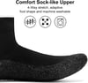 ALEADER Barefoot Sock Shoes for Men and Women  Lifting Shoes Zero Drop Minimalist Toe  MultiOccasion Ultra Portable Water Shoes  ECO VeganBlack Fushia