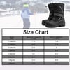 ALEADER Kids Outdoor Snow Boots Insulated Boys Girls Waterproof Winter Boots Little KidBig KidBlack