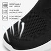 ALEADER Womens Slip On Energycloud Walking Shoes Stretch Knit Sneakers Breathable Athletic TennisBlackWhite