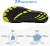 HIITAVE Men Barefoot Water Shoes Beach Aqua Socks Quick Dry for Outdoor Sport Hiking Swiming SurfingDark GrayGreen