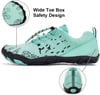 HIITAVE Women Barefoot Water Shoes Breathable Beach Shoes Minimalist for Outdoor HikingMintgreen