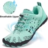 HIITAVE Women Barefoot Water Shoes Breathable Beach Shoes Minimalist for Outdoor HikingMintgreen