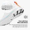 KOLILI Womens Stylish Water Shoes Tennis Walking Shoes with Arch Support Best for Water Sports Travel  WalkWhiteAqua