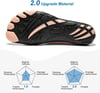 hiitave Womens Water Shoes Quick Dry Barefoot for Swim Diving Surf Aqua Sports Pool Beach Walking YogaLight Pink