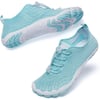 hiitave Womens Water Shoes Quick Dry Barefoot for Swim Diving Surf Aqua Sports Pool Beach Walking YogaLightCyan