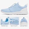 ALEADER Energycloud Ultra Light  Womens Slip On Walking Shoes Tennis Running ShoesMist Blue