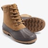 ALEADER Mens Classic Duck Boots Insulated Waterproof Winter Snow BootsBrown