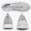 ALEADER Womens Casual SlipOn Sneakers Energycloud Comfort Tennis Walking ShoesLightGrey