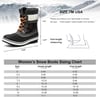 ALEADER Womens Fashion Waterproof Winter Snow BootsBlackGrey