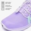 ALEADER Womens Lightweight Aqua Water Shoes Slipon Quick Drying Swim ShoesPurple