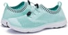 ALEADER Womens Lightweight Aqua Water Shoes Slipon Quick Drying Swim ShoesTeal