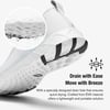 ALEADER Womens Stylish Water Shoes QuickDry Xdrain Water Sneakers Lightweight  Comfort FootedWhiteLtgray