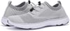 Aleader Mens Mesh Slip On Water ShoesLight Gray