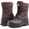 ALEADER Mens Waterproof Insulated Winter Snow BootsDark Brown