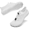 hiitave Womens Water Shoes Quick Dry Barefoot for Swim Diving Surf Aqua Sports Pool Beach Walking YogaAll White