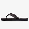 ALEADER Mens Canvas Flip Flops Beach Thong Sandals Lightweight amp ComfortBlack