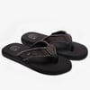 ALEADER Mens Canvas Flip Flops Beach Thong Sandals Lightweight amp ComfortBlack