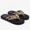 ALEADER Mens Canvas Flip Flops Beach Thong Sandals Lightweight amp ComfortKhaki