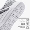 ALEADER Mens Energycloud Slip On Running Walking Shoes Cushion Lightweight SneakersWhiteGray