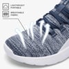 ALEADER Mens Energycloud Slip On Running Walking Shoes Cushion Lightweight SneakersWhiteblue