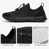 ALEADER Mens Stylish Water Shoes QuickDry Xdrain Water Sneakers Lightweight  Comfort FootedAll Black