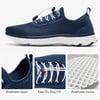 ALEADER Mens Stylish Water Shoes QuickDry Xdrain Water Sneakers Lightweight  Comfort FootedNavyWhite