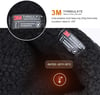 ALEADER Mens Winter Waterproof Insulated Shell Warm Inner Comfortable Outdoor Snow BootsBlackElastic Lace