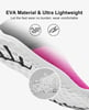 Womens Hydro Barefoot Water Shoes  Ultra Lightweight Drain Sole  QuickDry Tech Upper  Beach  River Water ShoeBlackFushia