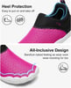 Womens Hydro Barefoot Water Shoes  Ultra Lightweight Drain Sole  QuickDry Tech Upper  Beach  River Water ShoeBlackFushia