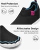 Womens Hydro Barefoot Water Shoes  Ultra Lightweight Drain Sole  QuickDry Tech Upper  Beach amp River Water ShoeBlack