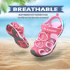 ALEADER Kids Youth Sport Water Hiking Sandals ToddlerLittle KidBig KidPink