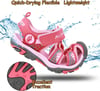 ALEADER Kids Youth Sport Water Hiking Sandals ToddlerLittle KidBig KidPink