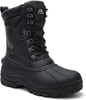 ALEADER Mens Waterproof Winter Snow Boots Outdoor Insulated BootsBlack Pu01