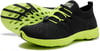 ALEADER Mens Quick Drying Aqua Water Shoes1BlackLime