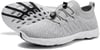 ALEADER Mens Quick Drying Aqua Water Shoes1Light Gray