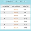 Aleader Womens Mesh Slip On Water ShoesWhiteBlue