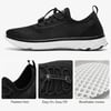 imageALEADER Mens Stylish Water Shoes QuickDry Xdrain Water Sneakers Lightweight ampamp Comfort FootedBlackWhite