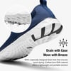 imageALEADER Mens Stylish Water Shoes QuickDry Xdrain Water Sneakers Lightweight ampamp Comfort FootedNavyWhite