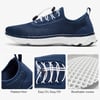 imageALEADER Mens Stylish Water Shoes QuickDry Xdrain Water Sneakers Lightweight ampamp Comfort FootedNavyWhite