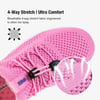 imageKOLILI Womens Stylish Water Shoes Tennis Walking Shoes with Arch Support Best for Water Sports Travel ampamp WalkIcy Pink