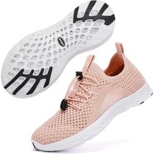 ALEADER Lightweight Womens Quick Drying Xdrain Water ShoesLight Pink