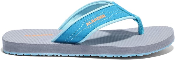 ALEADER Kids Flip Flops Sandals Lightweight Thong Sandals BeachPool Youth Slides Little KidBig KidTurquoise