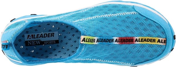 Aleader Womens Mesh Slip On Water ShoesBlue