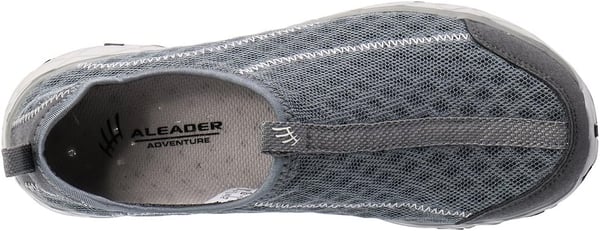 Aleader Mens Mesh Slip On Water ShoesDark Gray