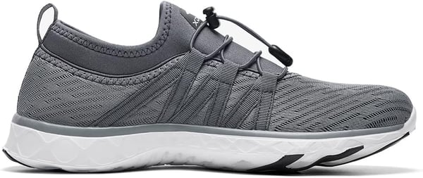 ALEADER Mens Quick Drying Aqua Water Shoes1Dark Gray