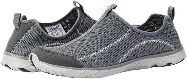 Aleader Womens Mesh Slip On Water ShoesDark Gray