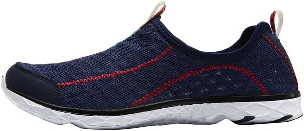 Aleader Mens Mesh Slip On Water ShoesNavy