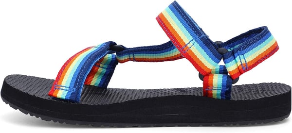 ALEADER UnisexChild Original Sandals  Lightweight Arch Support BoysampGirls Water Shoes  Adjustable 2 Strap Beach SandalLittle KidBig KidRainbow